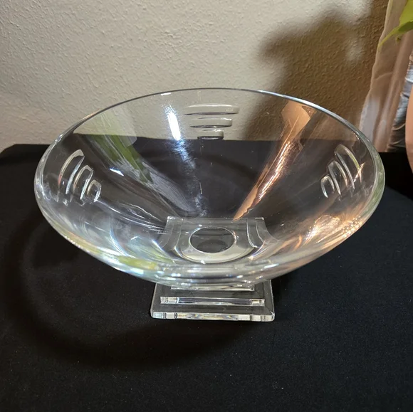 Waterford Crystal 8 Art Deco Metropolitan Footed Bowl.